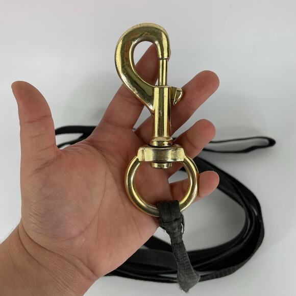 Soft Touch Large Dog brown leather leach 24" with extra long leash - Picture 14 of 16